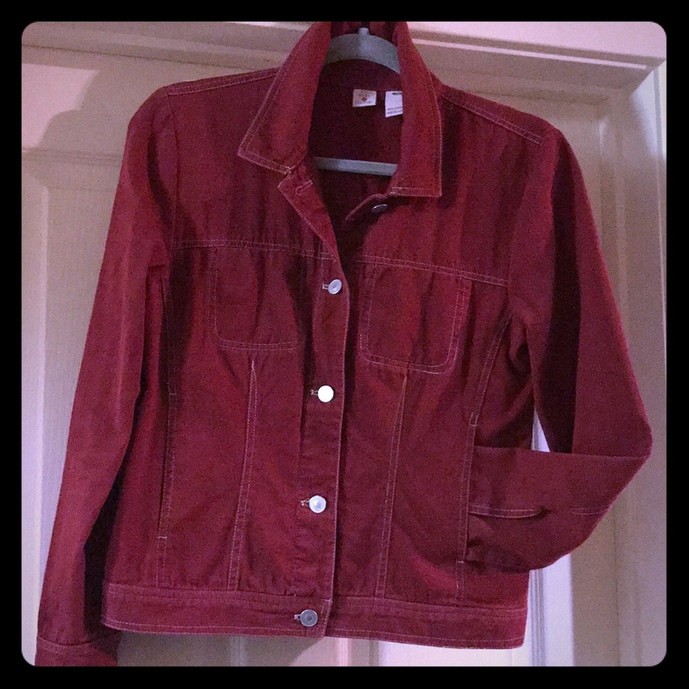 Red Jean Jacket
